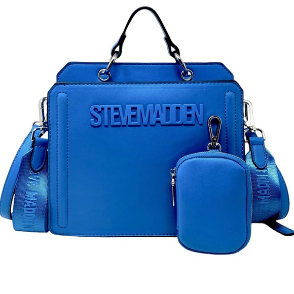 Steve Madden Handbags - Steve Madden Evelyn crossbody NWT *Blue*